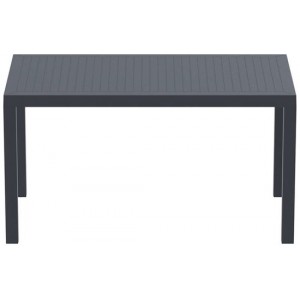 ARES ΤΡΑΠΕΖΙ 140Χ80Χ75εκ. DARK GREY ΠΟΛΥΠΡΟΠΥΛΕΝΙΟΥ