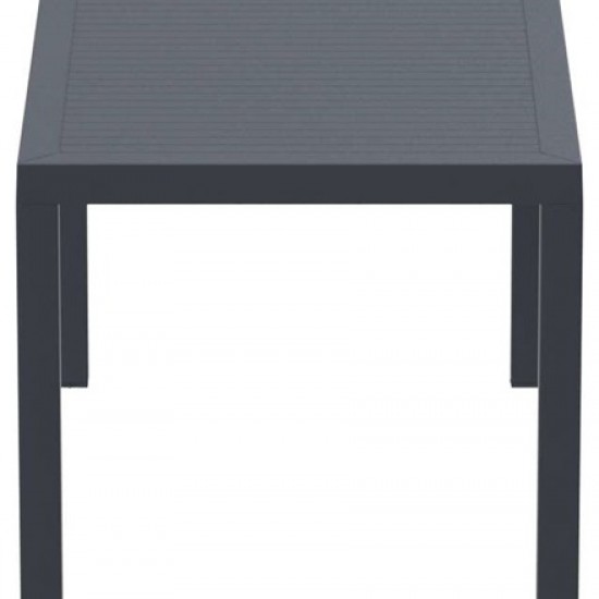 ARES ΤΡΑΠΕΖΙ 140Χ80Χ75εκ. DARK GREY ΠΟΛΥΠΡΟΠΥΛΕΝΙΟΥΥ-SIESTA-ARES ΤΡΑΠΕΖΙ-ΤΡΑΠΕΖΙ-