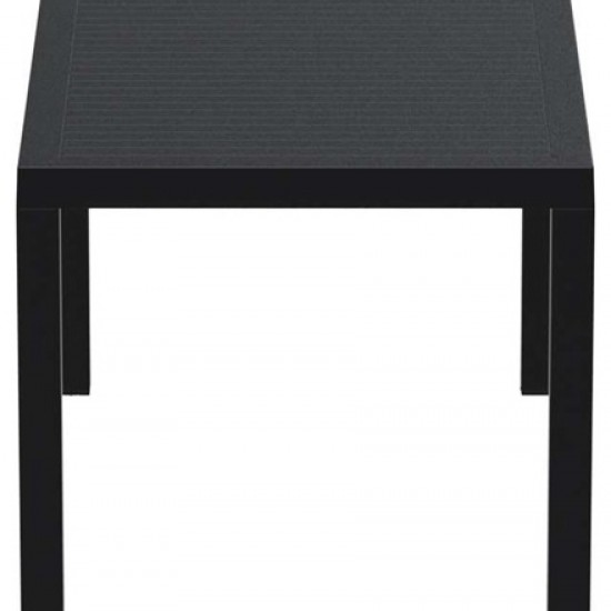 ARES ΤΡΑΠΕΖΙ 140Χ80Χ75εκ. BLACK ΠΟΛΥΠΡΟΠΥΛΕΝΙΟΥΥ-SIESTA-ARES ΤΡΑΠΕΖΙ-ΤΡΑΠΕΖΙ-