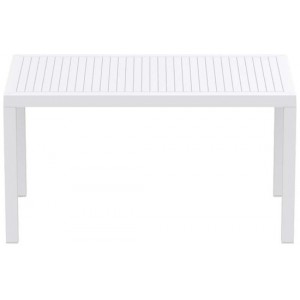 ARES ΤΡΑΠΕΖΙ 140Χ80Χ75εκ. WHITE ΠΟΛΥΠΡΟΠΥΛΕΝΙΟΥ