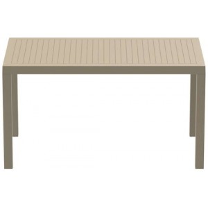 ARES ΤΡΑΠΕΖΙ 140Χ80Χ75εκ. DOVE GREY ΠΟΛΥΠΡΟΠΥΛΕΝΙΟΥ