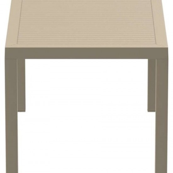 ARES ΤΡΑΠΕΖΙ 140Χ80Χ75εκ. DOVE GREY ΠΟΛΥΠΡΟΠΥΛΕΝΙΟΥ-SIESTA-ARES ΤΡΑΠΕΖΙ-ΤΡΑΠΕΖΙ-DIAMADOPOULOS-