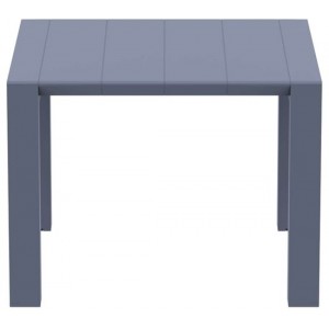 VEGAS DARK GREY 100X100/140εκ. ΕΠΕΚΤ. ΤΡΑΠΕΖΙ ΠΟΛ/ΝΙΟΥ