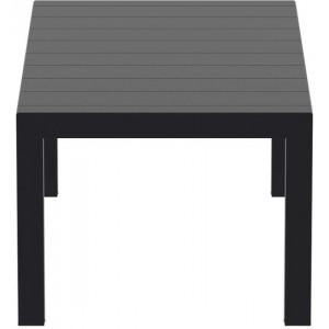 VEGAS BLACK 100X180/220εκ. ΕΠΕΚΤ.ΤΡΑΠΕΖΙ ΠΟΛ/ΝΙΟΥ