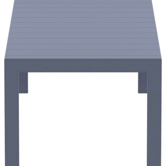 VEGAS DARK GREY 100X260/300εκ. ΕΠΕΚΤ.ΤΡΑΠΕΖΙ ΠΟΛ/ΝΙΟΥ