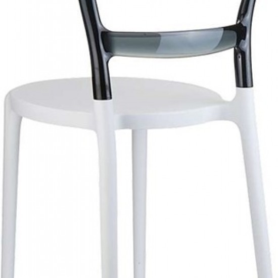 BIBI WHITE/BLACK TRANSP.ΚΑΡΕΚΛΑ