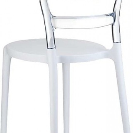 BIBI WHITE/CLEAR TRANSP.ΚΑΡΕΚΛΑ