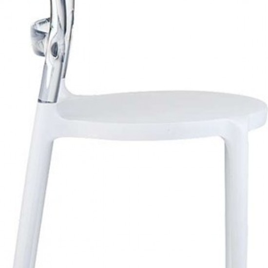 BIBI WHITE/CLEAR TRANSP.ΚΑΡΕΚΛΑ