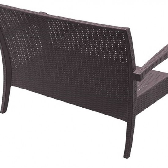 MIAMI BROWN ΚΑΝΑΠΕΣ 128Χ77Χ89εκ. ΠΟΛ/ΝΙΟΥ