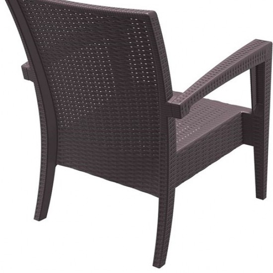 MIAMI BROWN ΠΟΛΥΘΡΟΝΑ 72Χ76Χ89εκ. ΠΟΛ/ΝΙΟΥ