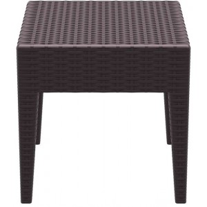 MIAMI BROWN ΤΡΑΠΕΖΙ 45Χ45Χ45εκ. ΠΟΛ/ΝΙΟΥ