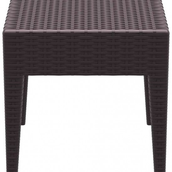 MIAMI BROWN ΤΡΑΠΕΖΙ 45Χ45Χ45εκ. ΠΟΛ/ΝΙΟΥ