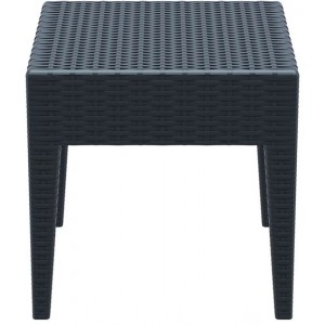 MIAMI DARK GREY ΤΡΑΠΕΖΙ 45Χ45Χ45εκ. ΠΟΛ/ΝΙΟΥ