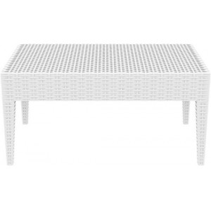 MIAMI WHITE ΤΡΑΠΕΖΑΚΙ ΠΟΛ/ΝΙΟΥ 92Χ53Χ45εκ. 