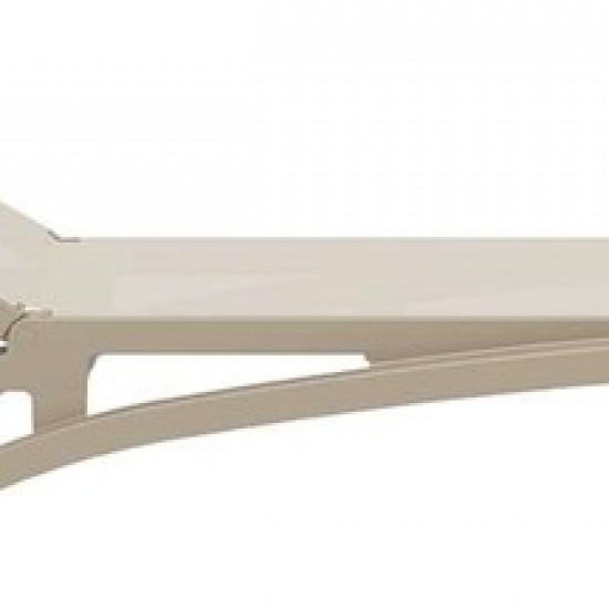 PACIFIC ΞΑΠΛΩΣΤΡΑ TAUPE/TAUPE ΠΟΛ/ΝΙΟΥ 193x68x35εκ