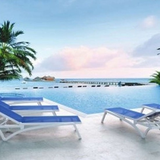 PACIFIC ΞΑΠΛΩΣΤΡΑ WHITE/BLUE ΠΟΛ/ΝΙΟΥ