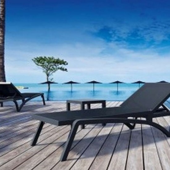 PACIFIC ΞΑΠΛΩΣΤΡΑ DARK GREY/BLACK ΠΟΛ/ΝΙΟΥ