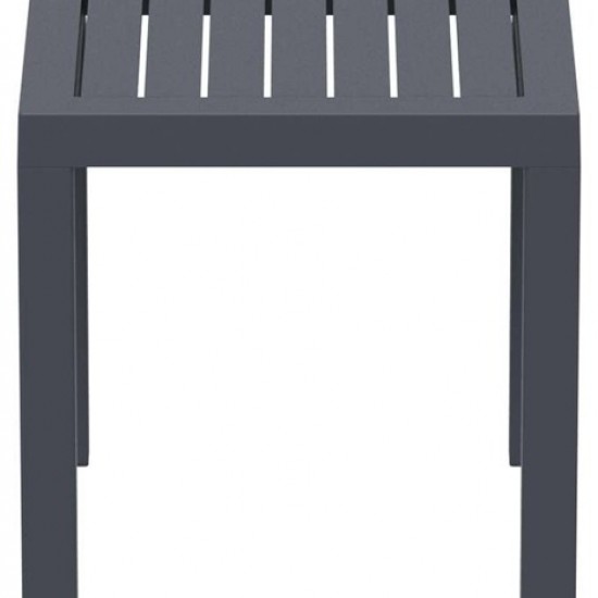 OCEAN DARK GREY ΤΡΑΠΕΖΙ 45Χ45Χ45εκ. ΠΟΛ/ΝΙΟΥ