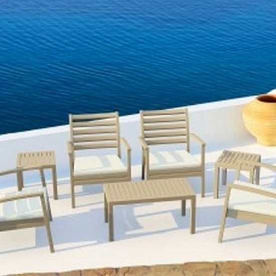 OCEAN DOVE GREY ΤΡΑΠΕΖΙ 90Χ45Χ45εκ. ΠΟΛ/ΝΙΟΥ