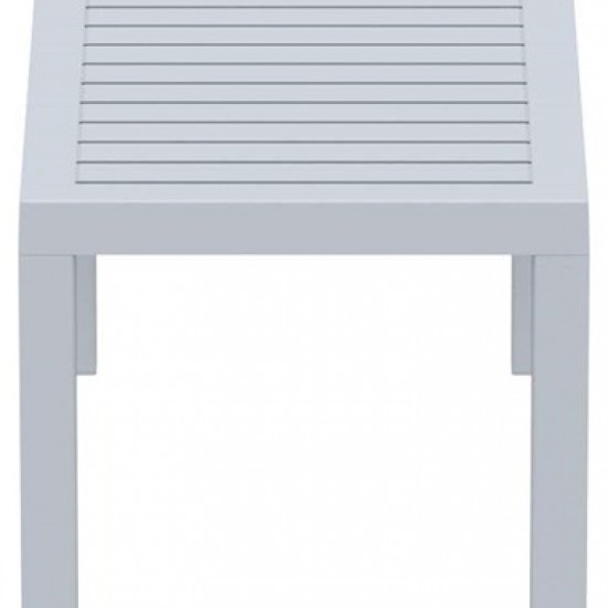 OCEAN SILVER GREY ΤΡΑΠΕΖΙ 90Χ45Χ45εκ. ΠΟΛ/ΝΙΟΥ