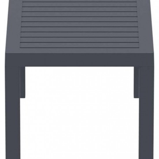 OCEAN DARK GREY ΤΡΑΠΕΖΙ 90Χ45Χ45εκ. ΠΟΛ/ΝΙΟΥ