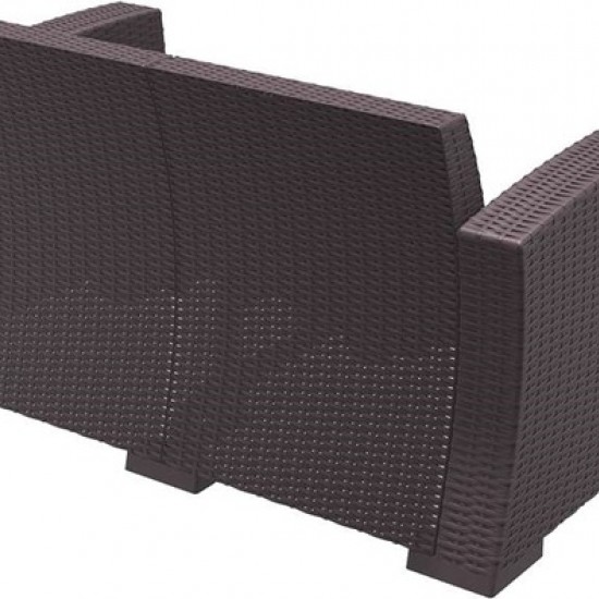 MONACO BROWN 2ΘΕΣΙΟΣ ΚΑΝΑΠΕΣ ΠΟΛ/ΝΙΟΥ