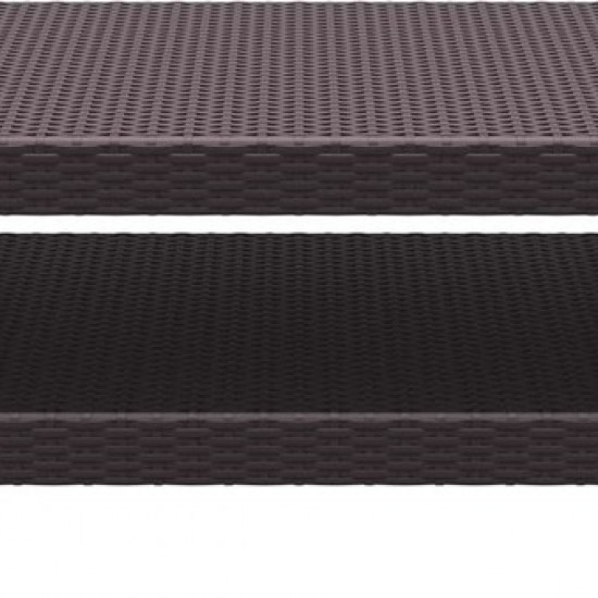 MONACO BROWN ΤΡΑΠΕΖΙ ΠΟΛ/ΝΙΟΥ 92Χ57Χ45εκ.