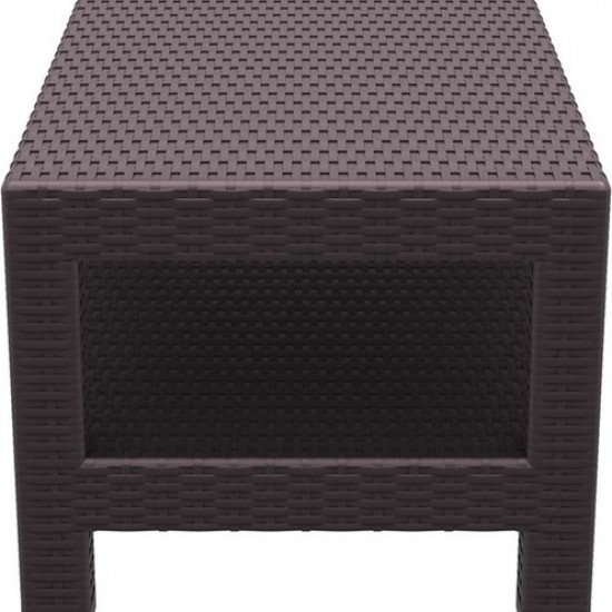 MONACO BROWN ΤΡΑΠΕΖΙ ΠΟΛ/ΝΙΟΥ 92Χ57Χ45εκ.