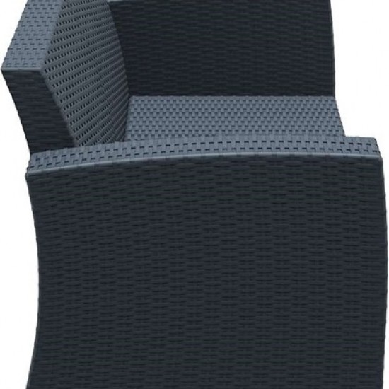 MONACO DARK GREY 2ΘΕΣΙΟΣ ΚΑΝΑΠΕΣ ΠΟΛ/ΝΙΟΥ