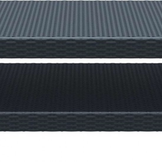 MONACO DARK GREY ΤΡΑΠΕΖΙ 92Χ57Χ45εκ. ΠΟΛ/ΝΙΟΥ