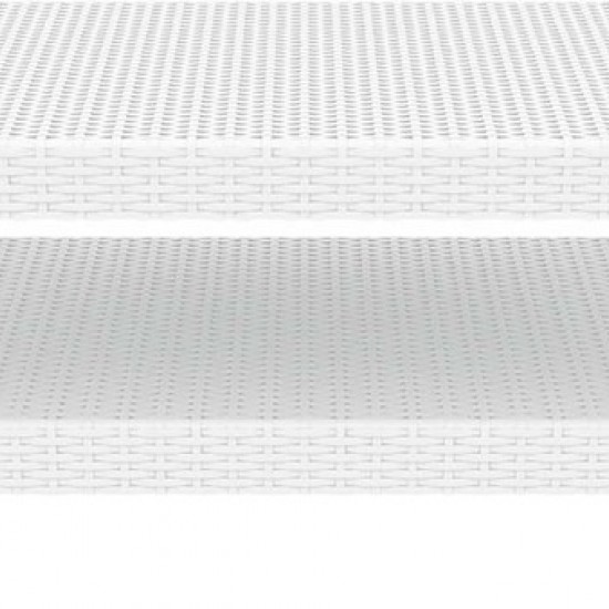 MONACO WHITE ΤΡΑΠΕΖΙ 92Χ57Χ45εκ. ΠΟΛ/ΝΙΟΥ