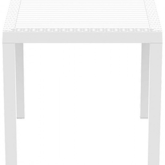 ORLANDO 80Χ80Χ75εκ. WHITE ΤΡΑΠΕΖΙ ΠΟΛ/ΝΙΟΥ-SIESTA-ORLANDO ΤΡΑΠΕΖΙ-ΤΡΑΠΕΖΙ ΚΗΠΟΥ-