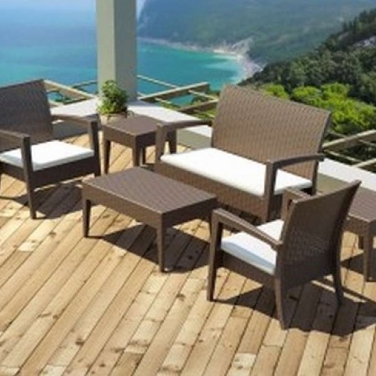 MIAMI ΣΕΤ WHITE 2ΠΟ+1ΚΑ+ΤΡΑΠ.92Χ53εκ.+ΜΑΞ ΠΟΛ/ΝΙΟΥ