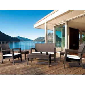 MIAMI ΣΕΤ BROWN 2ΠΟ+1ΚΑ+ΤΡΑΠ.92Χ53εκ.+ΜΑΞ. ΠΟΛ/ΝΙΟΥ