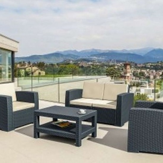 MONACO DARK GREY ΠΟΛΥΘΡΟΝΑ ΜΕ ΜΑΞ. ΠΟΛ/ΝΙΟΥ