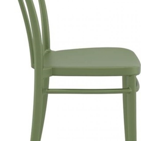 VICTOR ΚΑΡΕΚΛΑ ΠΟΛ/ΝΙΟΥ OLIVE GREEN 45Χ52Χ85εκ.