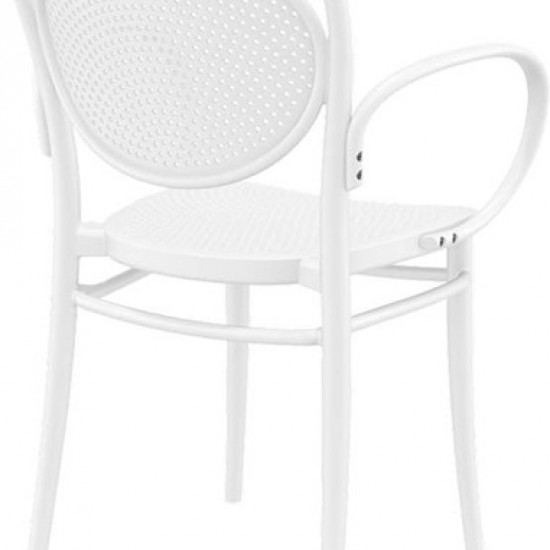 MARCEL XL WHITE ΠΟΛΥΘΡΟΝΑ ΠΟΛ/ΝΙΟΥ 57Χ52Χ85εκ.