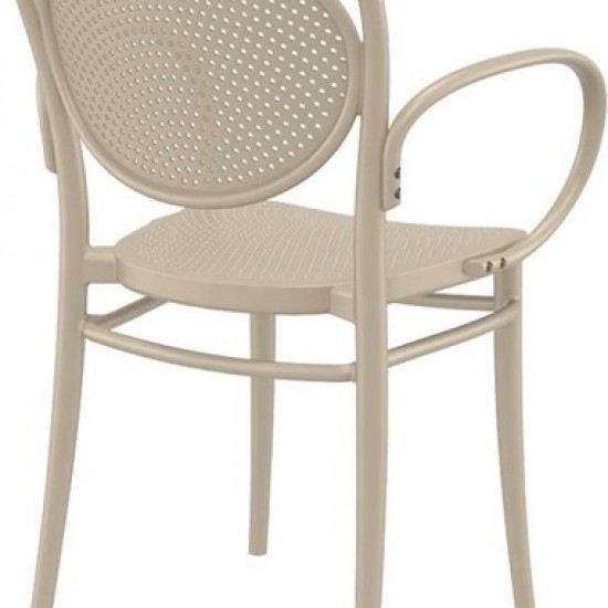 MARCEL XL TAUPE ΠΟΛΥΘΡΟΝΑ ΠΟΛ/ΝΙΟΥ 57Χ52Χ85εκ.