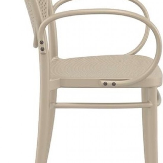 MARCEL XL TAUPE ΠΟΛΥΘΡΟΝΑ ΠΟΛ/ΝΙΟΥ 57Χ52Χ85εκ.