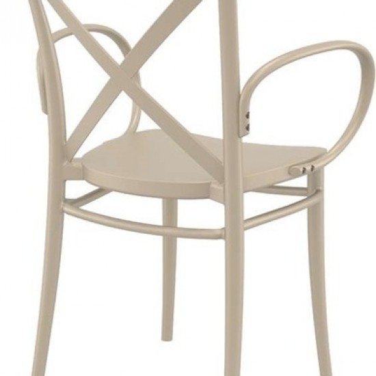 CROSS XL TAUPE ΠΟΛΥΘΡΟΝΑ ΠΟΛ/ΝΙΟΥ 57Χ51Χ87εκ.