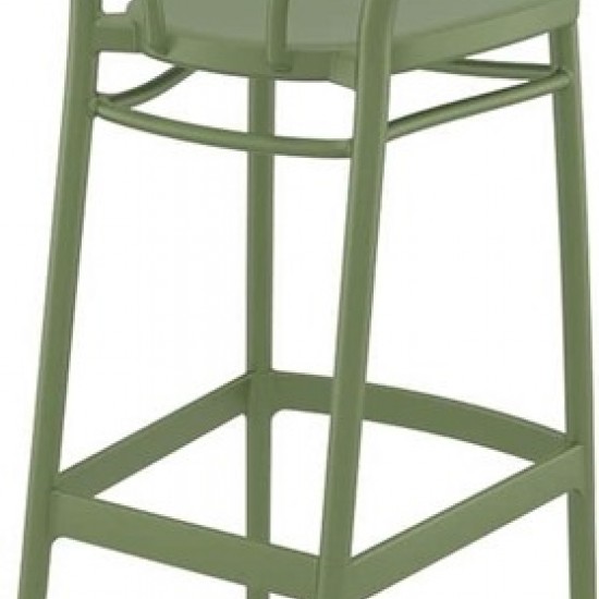 VICTOR ΣΚΑΜΠΟ BAR 75εκ. ΠΟΛ/ΝΙΟΥ OLIVE GREEN 45Χ52Χ106εκ