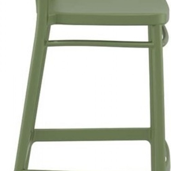 VICTOR ΣΚΑΜΠΟ BAR 75εκ. ΠΟΛ/ΝΙΟΥ OLIVE GREEN 45Χ52Χ106εκ
