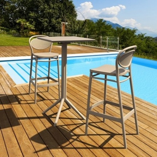 SKY BAR OL.GREEN ΠΤΥΣ/ΝΟ 60Χ60Χ108εκ.ΤΡΑΠ. ΠΟΛ/ΝΙΟΥ