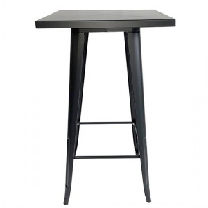 TEXAS ΜΠΑΡ ΜΑΥΡΟ ΜΑΤ ΤΡΑΠΕΖΙ 60Χ60Χ103εκ.