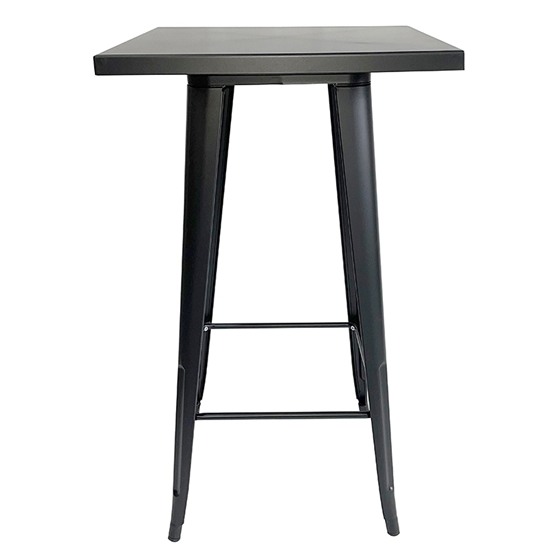 TEXAS ΜΠΑΡ ΜΑΥΡΟ ΜΑΤ ΤΡΑΠΕΖΙ 60Χ60Χ103εκ.