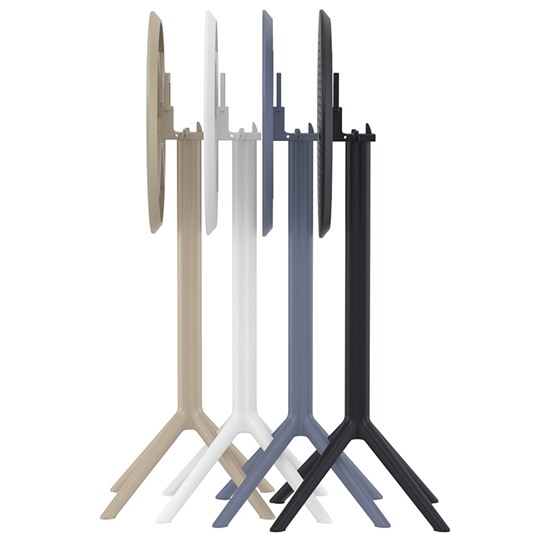 SKY BAR ΠΤΥΣ/ΝΟ ΤΡΑΠ. ΠΟΛ/ΝΙΟΥ ΛΕΥΚΟ Φ60Χ108εκ.