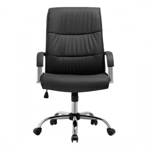 A3650 ΜΑΥΡΗ ΠΟΛΥΘΡΟΝΑ ΓΡΑΦΕΙΟΥ 60X66X115εκ.