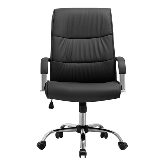 A3650 ΜΑΥΡΗ ΠΟΛΥΘΡΟΝΑ ΓΡΑΦΕΙΟΥ 60X66X115εκ.