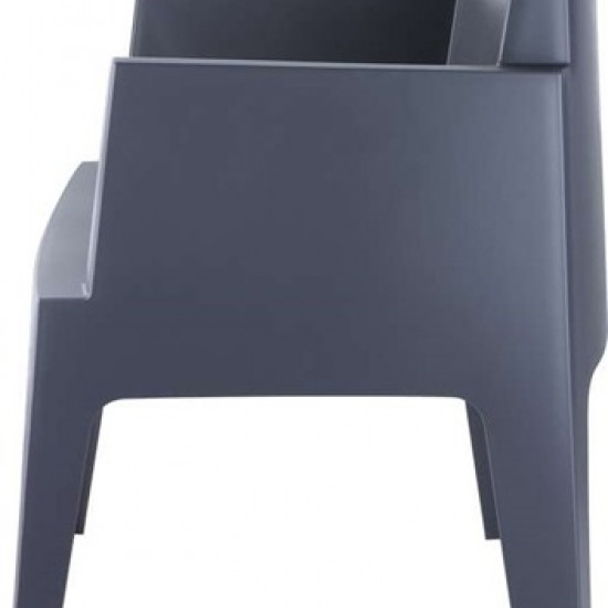 BOX DARK GREY ΠΟΛΥΘΡΟΝΑ ΠΟΛ/ΝΙΟΥ 65Χ58Χ80εκ.