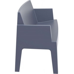 BOX DARK GREY KANAΠEΣ ΠΟΛ/ΝΙΟΥ 138Χ62Χ80εκ.